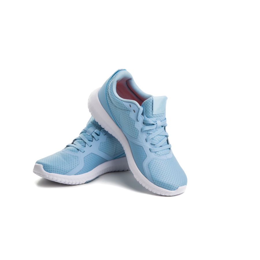 Blue Sneakers Isolated On White Background