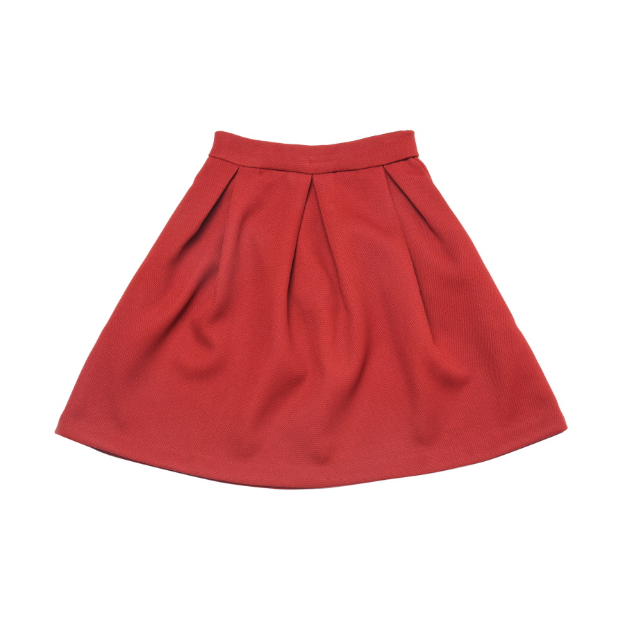 Elegant Female Skirt On White Background